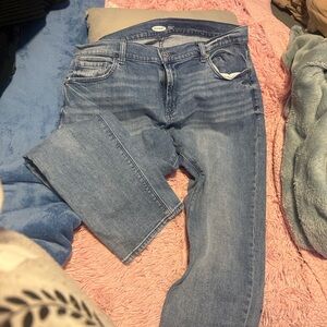 Old Navy Women's Straight Leg Blue Jeans